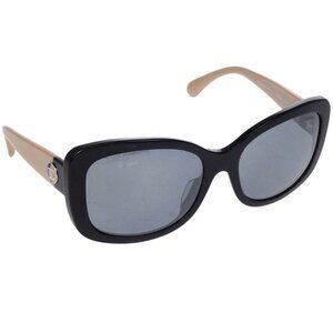 Chanel Sunglasses Eyewear Black Beige Small Good BC19598527 57□18 195627